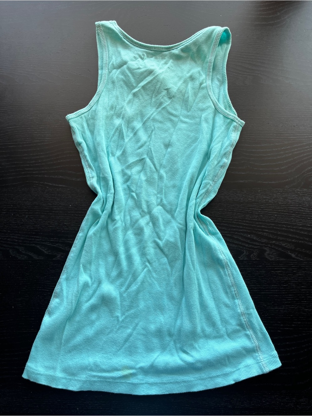Mossimo Supply Co. Aqua Ribbed Tank Top - Picture 2 of 15